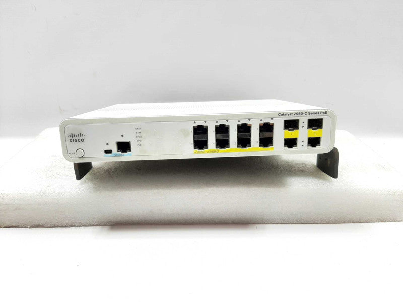 CISCO WS-C2960C-8PC-L - 8-Port 10/100 2x Gigabit PoE Series, FACTORY RESET ~