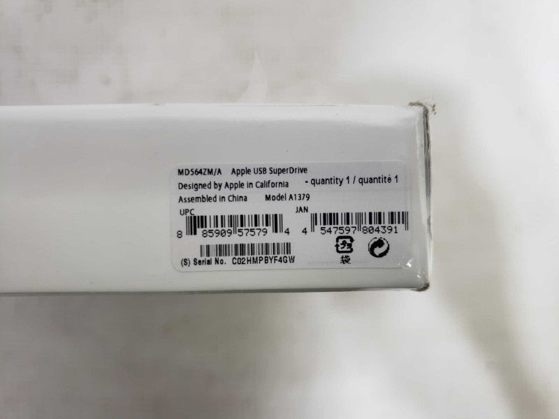 APPLE USB SuperDrive A1379  CO NEW [