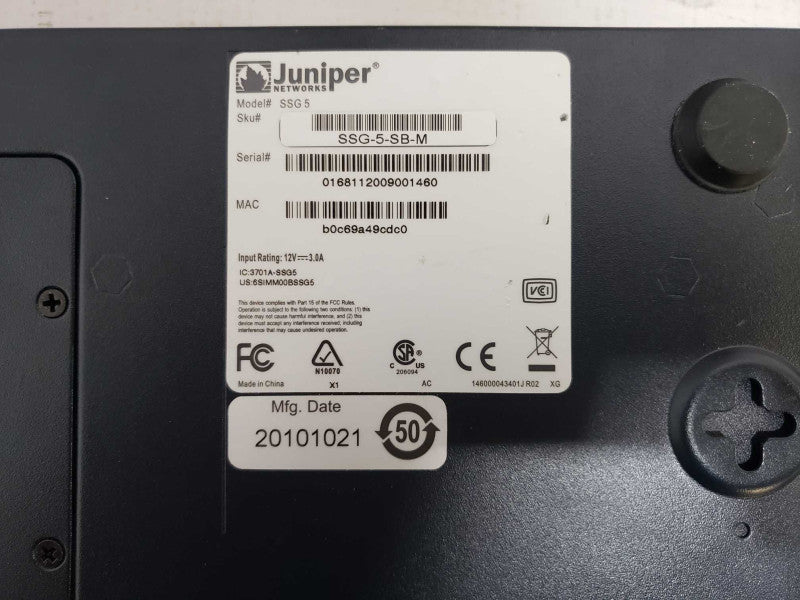Juniper Networks SSG 5 VPN Firewall Security Gateway 7-port SSG-5-SB-M [