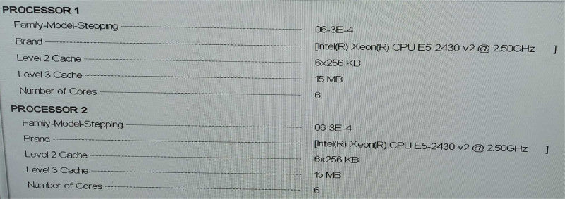 Dell PowerEdge R420 Xeon E5-2430 V2 2.5GHz 32GB DDR3 PERC H310 Mini  $