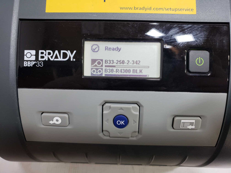 BRADY BBP 33 Sign & Label Printer in Box with Power and Data Cable [