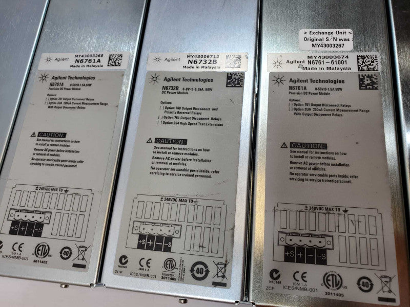 Agilent Technologies N6700B 400W Low Profile MPS Mainframe (