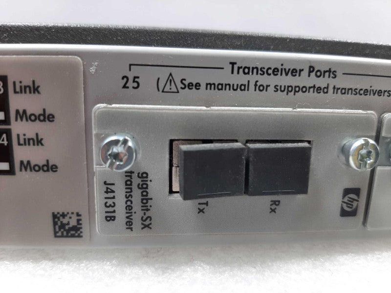 HP ProCurve Switch 2524 J4813A 24 ports w/ HP ProCurve J4131B Transceiver ~
