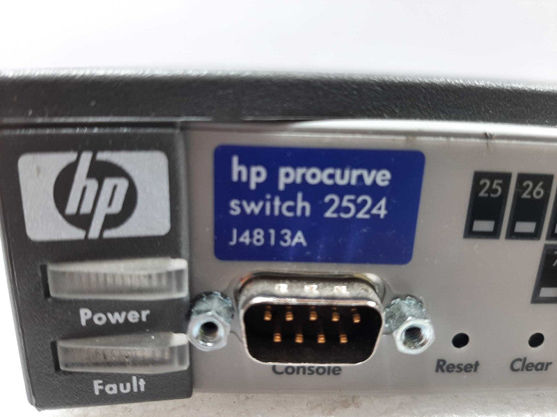 HP ProCurve Switch 2524 J4813A 24 ports w/ Gigabit Stacking Module ~