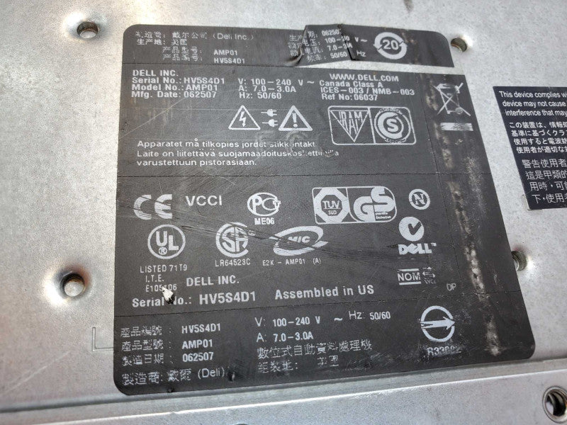 Dell PowerVault MD, AMP01, 2x SAS Raid Controller, 2x PSU, 15x 3.5\\" Bays (