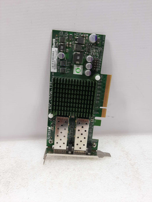 Supermicro AOC-STGN-i2S - 10GbE Dual SFP+ Intel 82599 NETWORK CARD ~