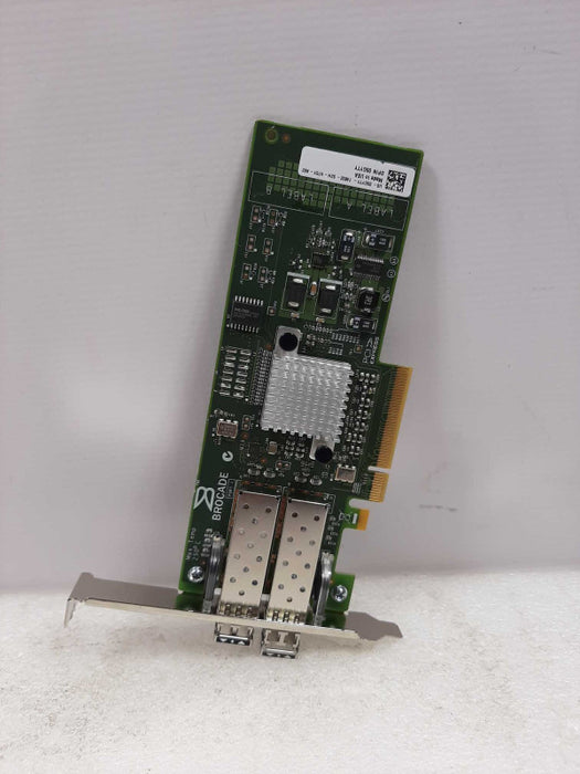 DELL 05GYTY 5GYTY BROCADE 825 8GB FIBRE FC Adapter Full Height 2X 8GB SFP ~
