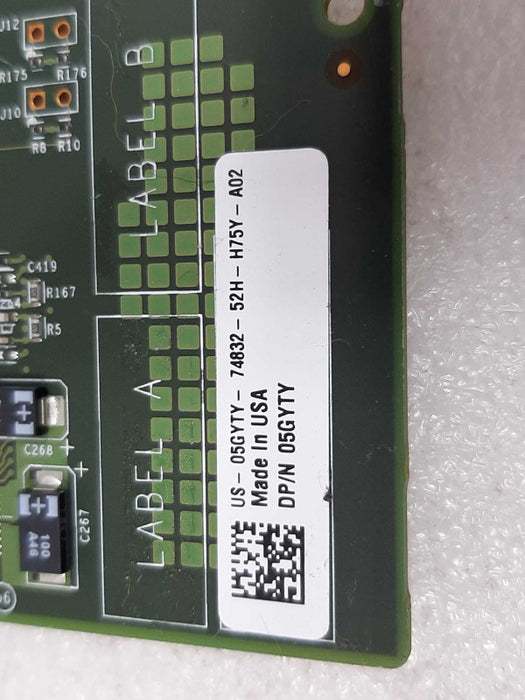DELL 05GYTY 5GYTY BROCADE 825 8GB FIBRE FC Adapter Full Height 2X 8GB SFP ~