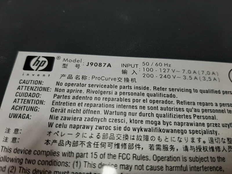 HP ProCurve 2610-24-PwR J9087A 24 Port Fast PoE Ethernet Switch ~