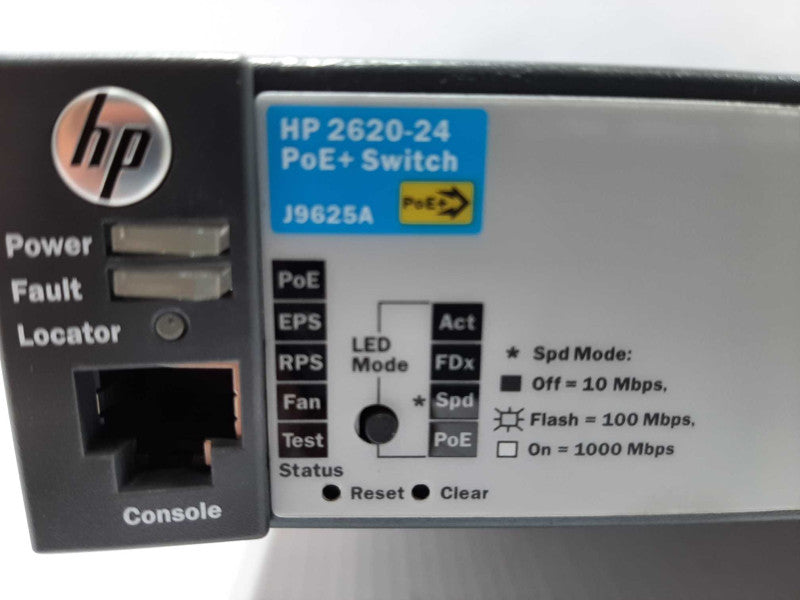 HP 2620-24-PoE+ Switch HP 24-Port Managed PoE+ HP J9625A ~