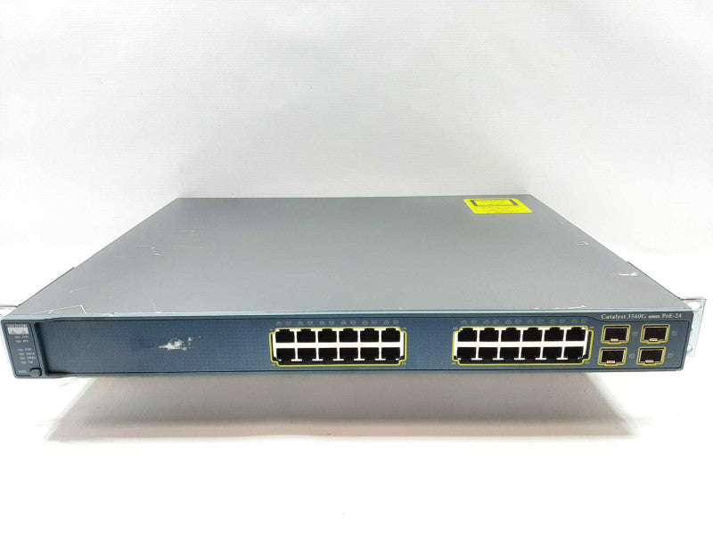 Cisco WS-C3560G-24PS-S â¢ 24-Port PoE 3560G Gigabit Switch FACTORY RESET ~