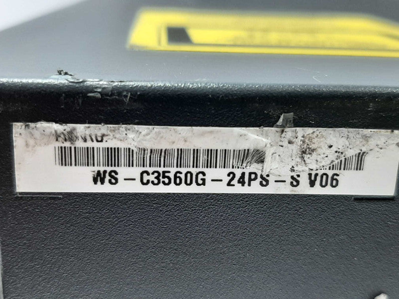 Cisco WS-C3560G-24PS-S â¢ 24-Port PoE 3560G Gigabit Switch FACTORY RESET ~