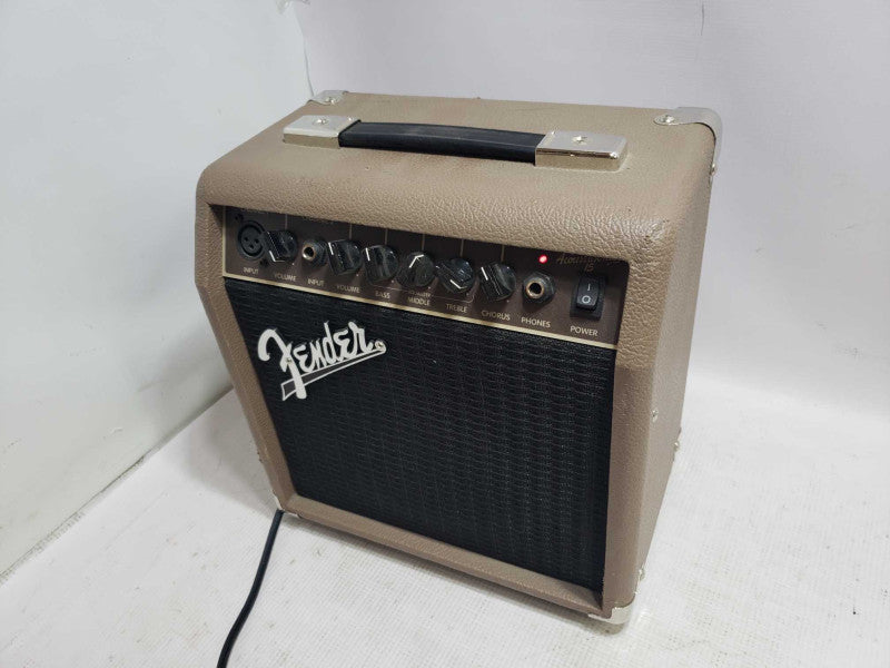 Fender Acoustasonic 15-Watt Acoustic Guitar Amplifier - Brown [