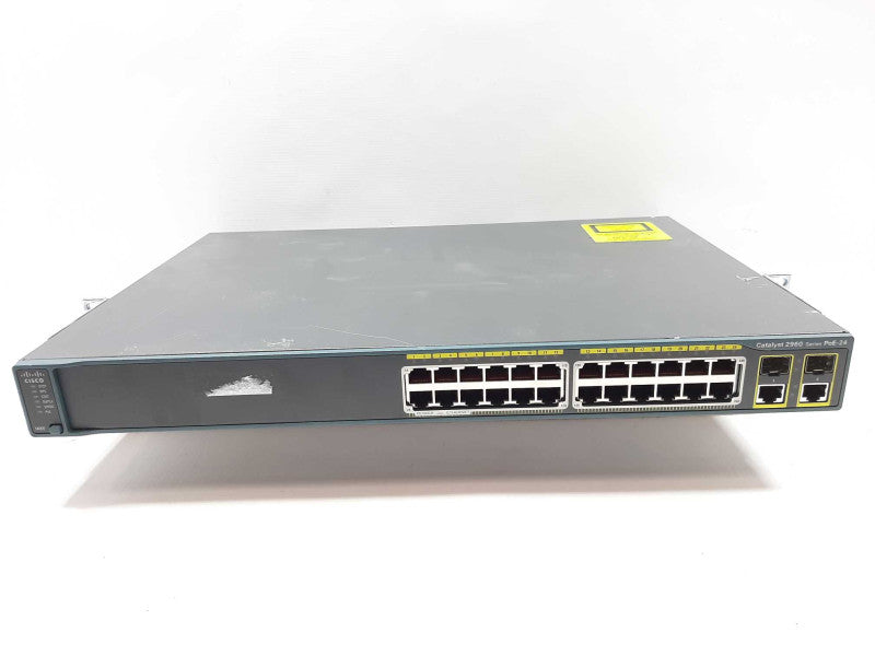 Cisco Catalyst WS-C2960-24PC-L 24 Port PoE Ethernet Switch, FACTORY RESET ~