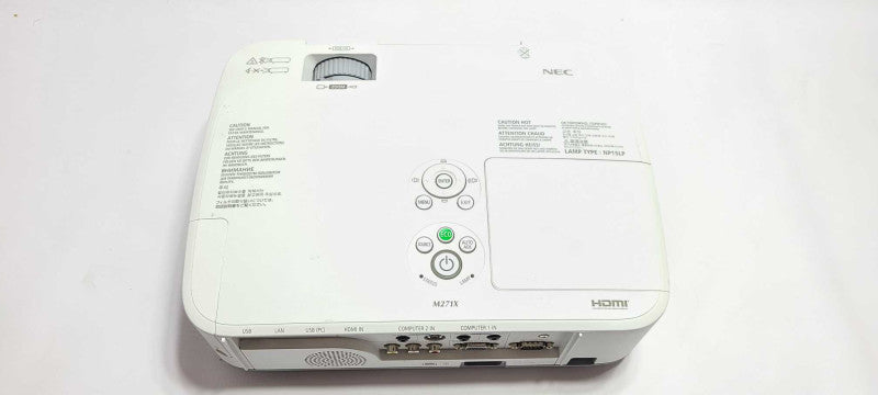 NEC NP-M271Z LCD Projector 2700 Lumens HD 1080P HDMi 5025 Lamp Hours $