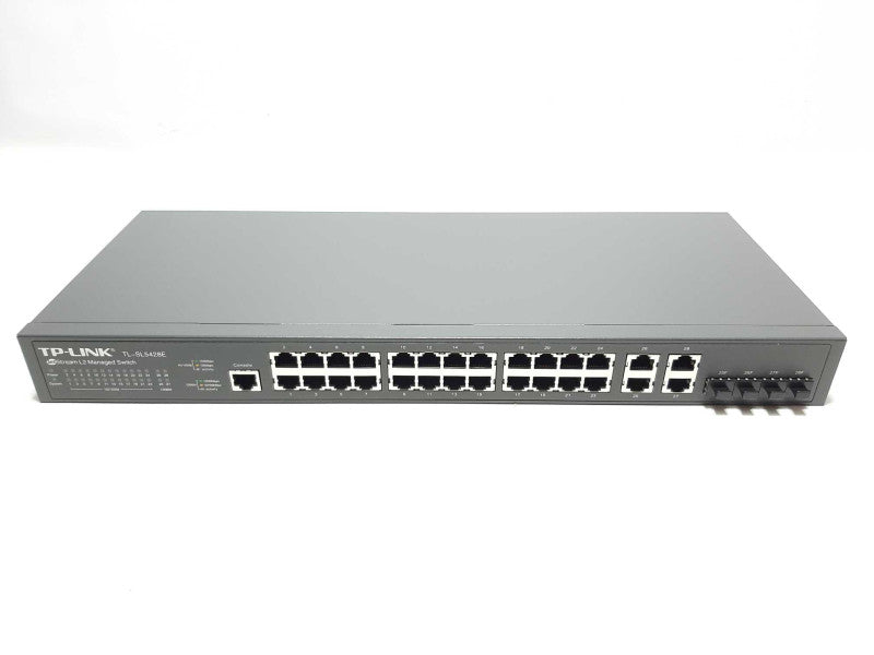 TP-LINK TL-SL5428E 28-Port (24x FastEth 4x GigEth) JetStream L2 Managed Switch +