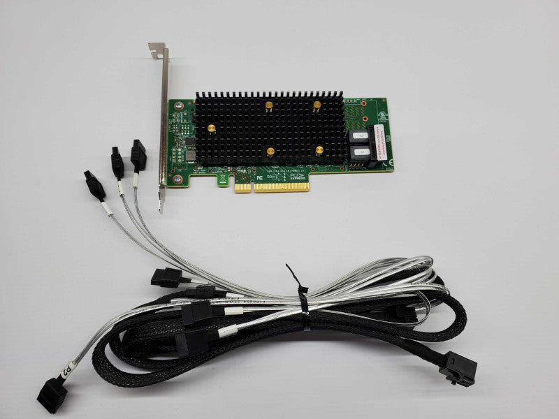 Avago LSI 9400-8i SAS3408 12Gb/s NVMe HBA SAS Adapter Card w/ cable )