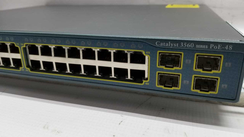 CISCO Catalyst 3560 series switch PoE-48 WS-C3560-48PS-S / FACTORY RESET #