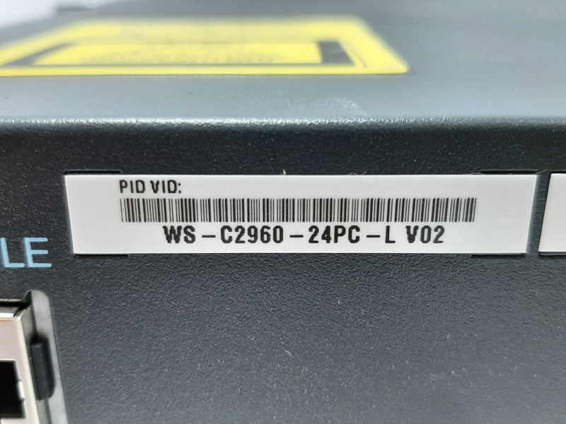 Cisco Catalyst WS-C2960-24PC-L 24 Port PoE Ethernet Switch, FACTORY RESET ~