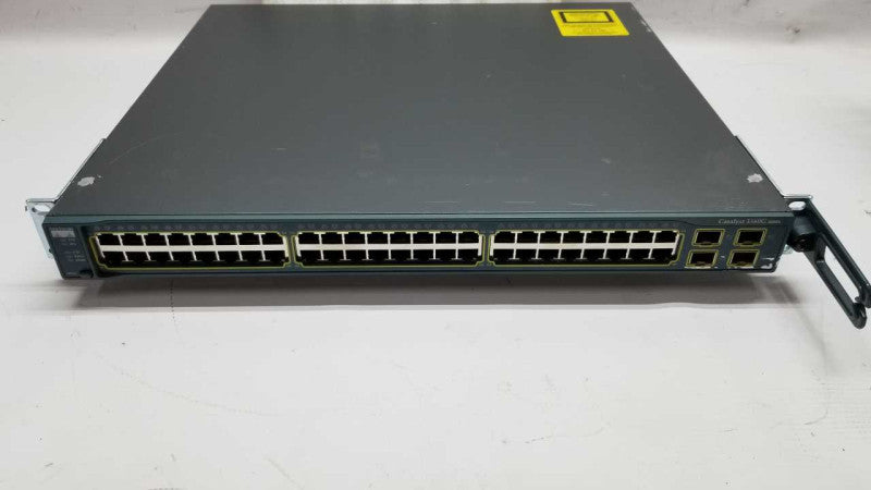 CISCO switch ws-C3560G-48TS-S 48x port gigabit switch / factory reset  #