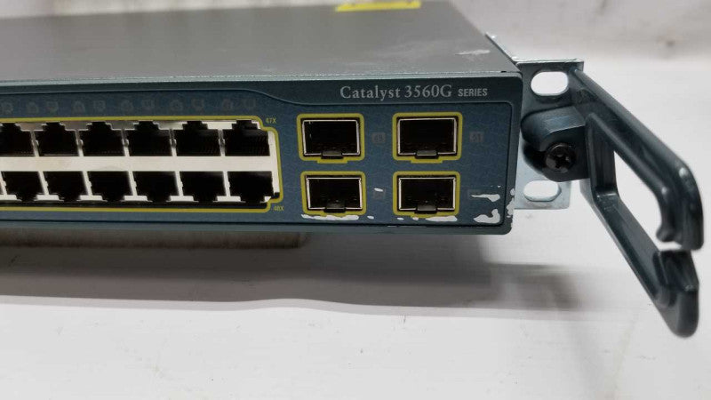 CISCO switch ws-C3560G-48TS-S 48x port gigabit switch / factory reset  #