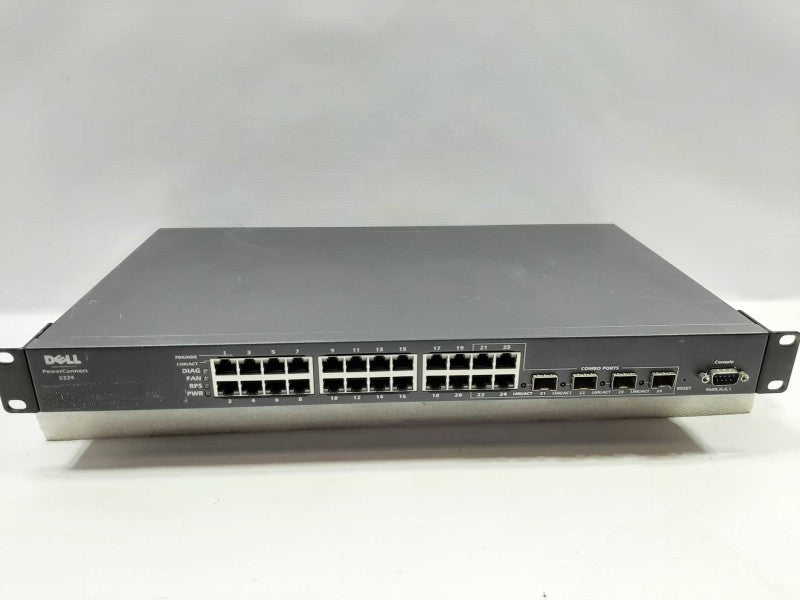 Dell PowerConnect 5324 Gigabit Ethernet Switch 24-Ports 10/100/1000 4x SFP ~