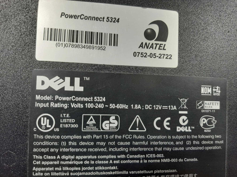 Dell PowerConnect 5324 Gigabit Ethernet Switch 24-Ports 10/100/1000 4x SFP ~