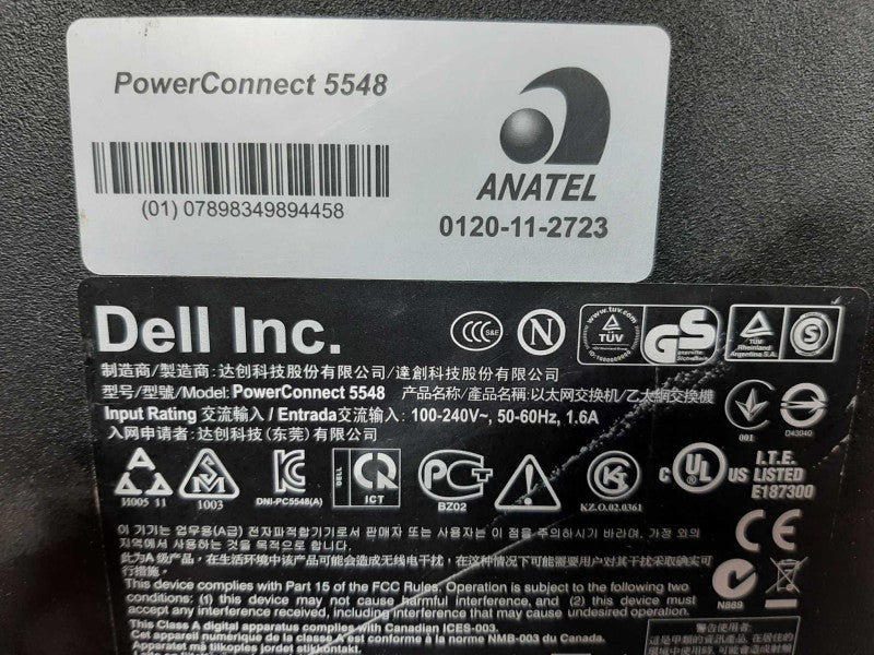 Dell PowerConnect 5548 48-Port Gigabit Switch 2x SFP+ 10Gb Ports ~