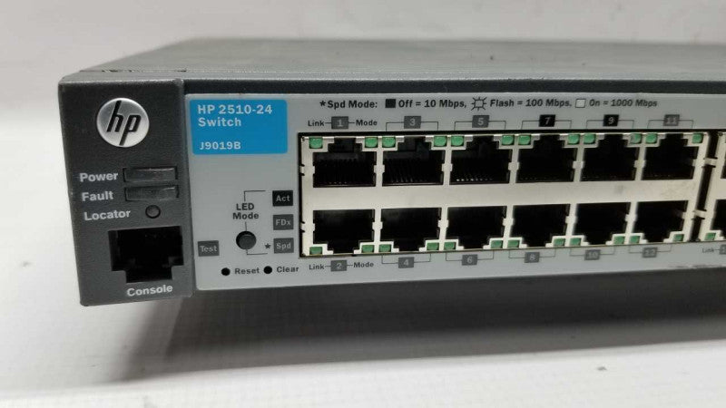HP HP 2510-24 J9019B 24-Ports-Ports External Switch Managed / factory reset #