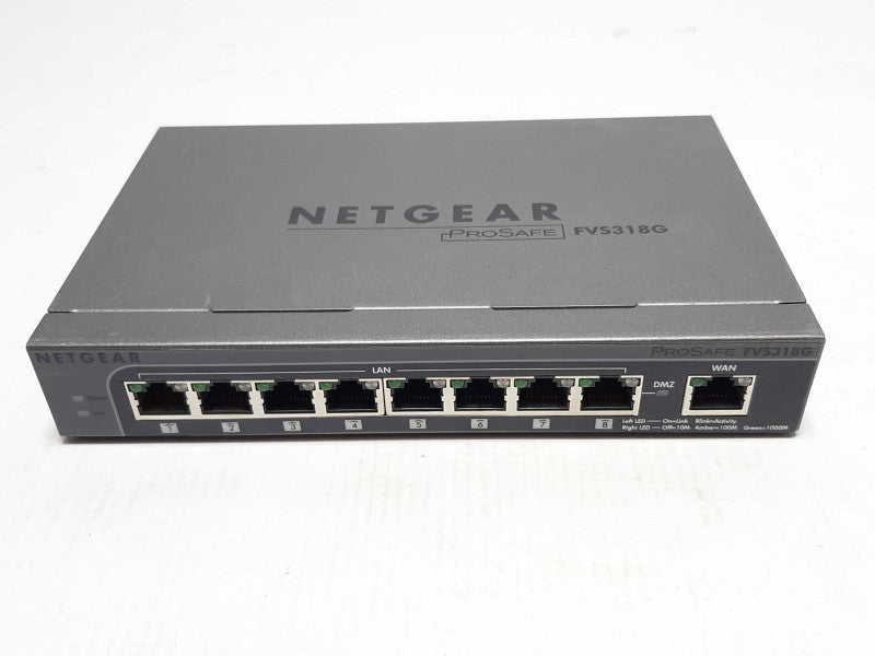 NETGEAR ProSafe Gigabit 8-Port VPN Firewall FVS318G +