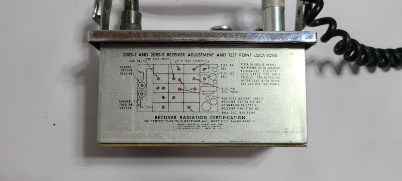 Vintage Wabco CB Radio 148H1C W/ Microphone $