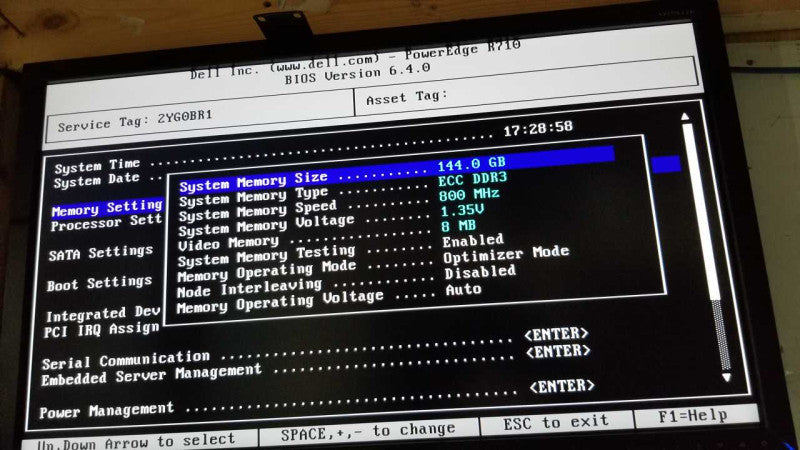 Dell Poweredge R710 2x Xeon X5670 @ 2.93ghz / 144gb ram / 0T954J Ctrl #j