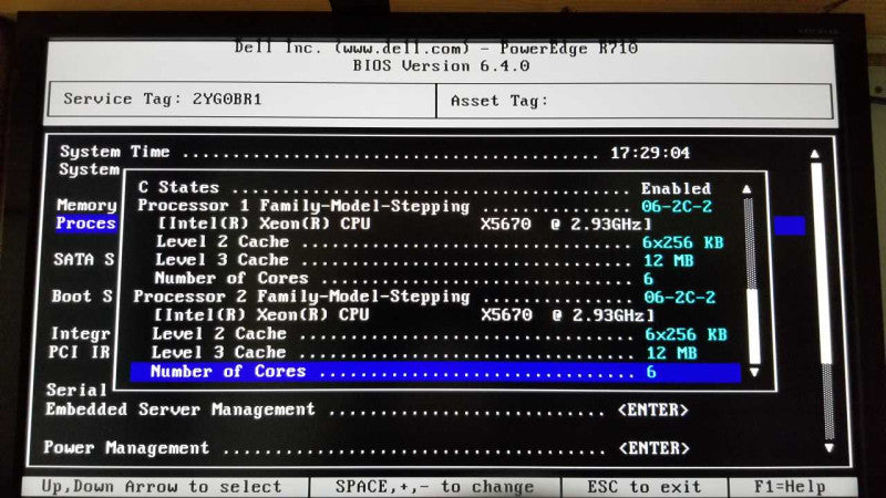 Dell Poweredge R710 2x Xeon X5670 @ 2.93ghz / 144gb ram / 0T954J Ctrl #j