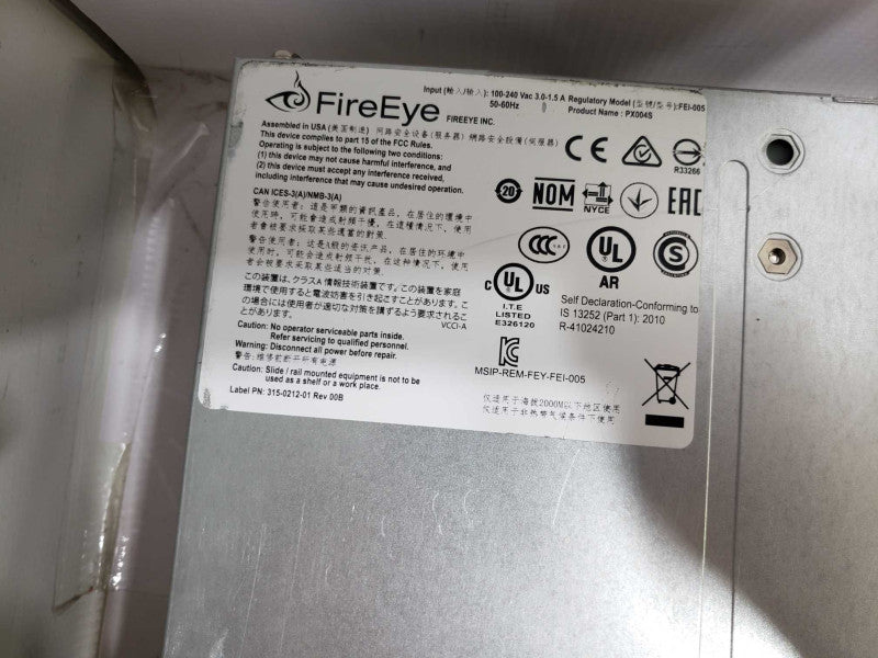 Fire Eye PX004S FEI-005 Firewall Security System [