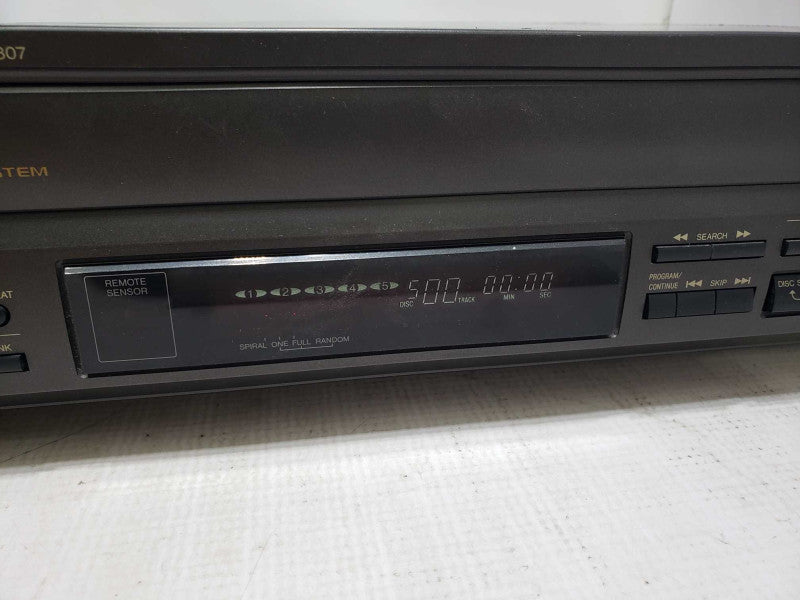 Technics Compact Disc Changer SL-PD807 - 5 Disk Player [