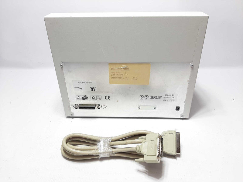 Millennium 590 Serial ID Card Printer Printer w/ Serial Cable +