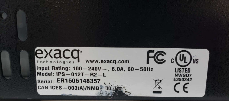 EXACQ IPS-012T-R2-L VID MANAGEMENT SYSTEM Core i3 3220 3.30GHz 4GB DDR3 [