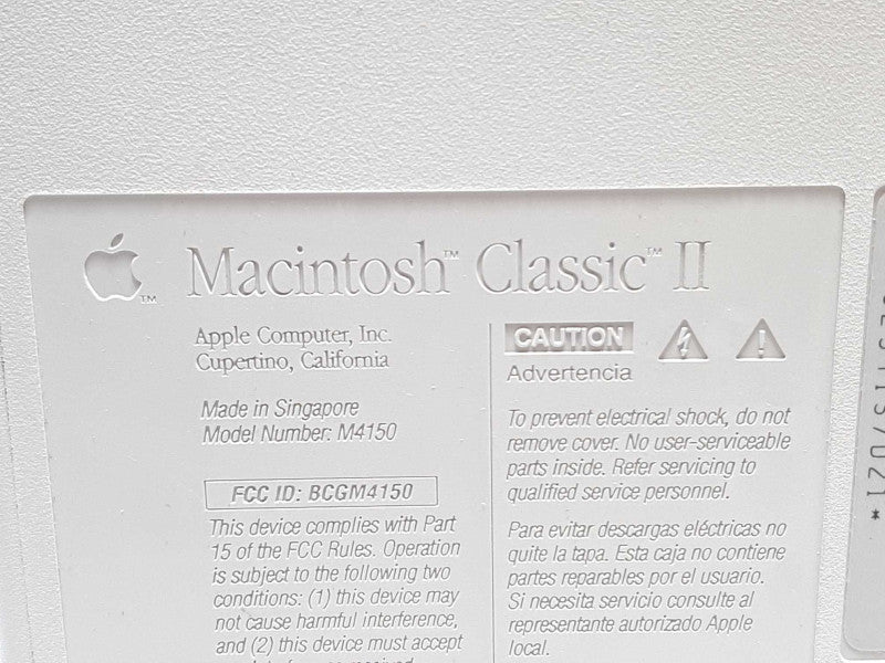Vintage Apple Macintosh Classic II - AS IS +
