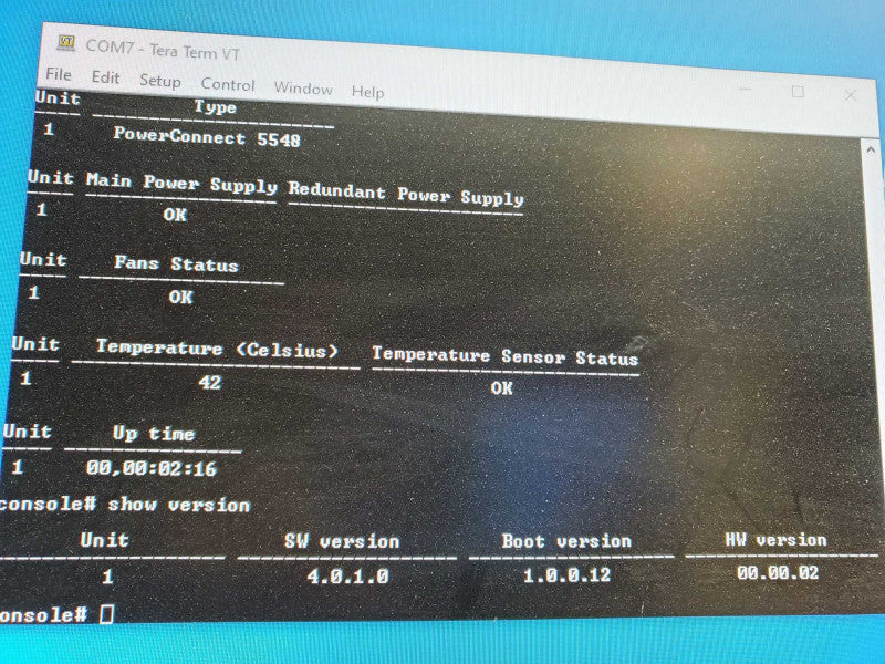 Dell PowerConnect 5448 48-Port Gigabit Ethernet 2x SFP+ 10Gb Switch _Defaulted )
