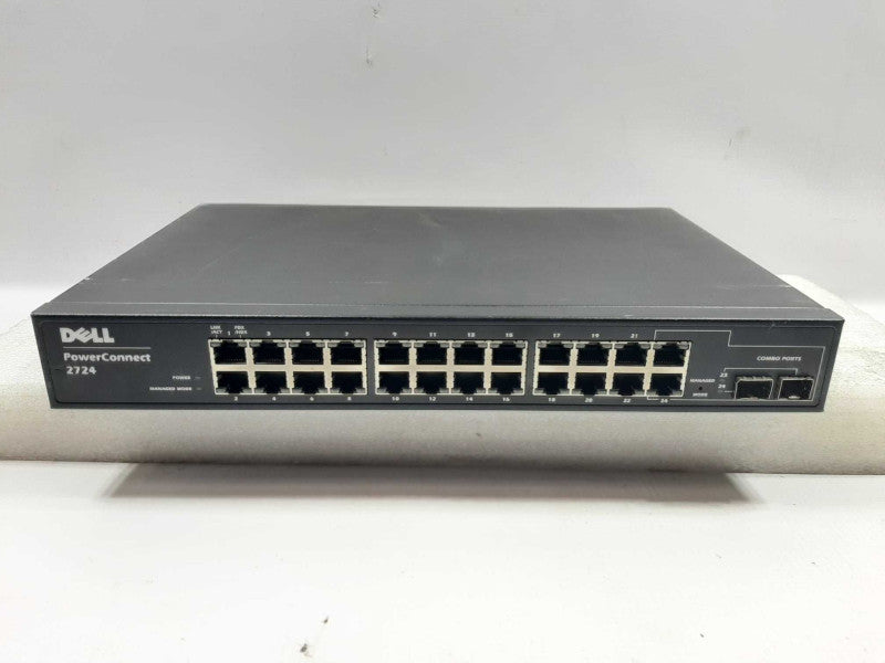 Dell Power Connect 2724 Manage Switch 24 Port 2 Combo Ports SFP ~