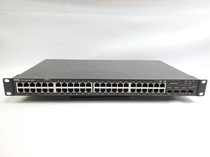 Dell PowerConnect 5448 48 Port Gigabit Switch + 4 SFP  w/ Rack Ears )