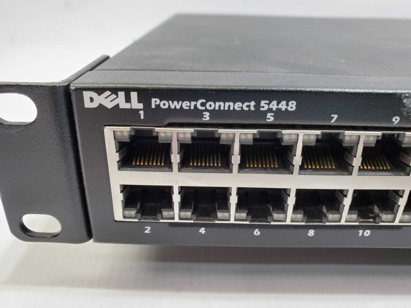 Dell PowerConnect 5448 48 Port Gigabit Switch + 4 SFP  w/ Rack Ears )