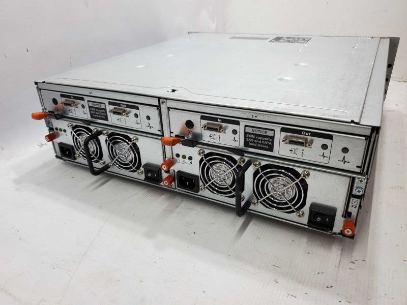Dell PowerVault MD, AMP01, 2x SAS Raid Controller, 2x PSU, 15x 3.5\\" Bays |