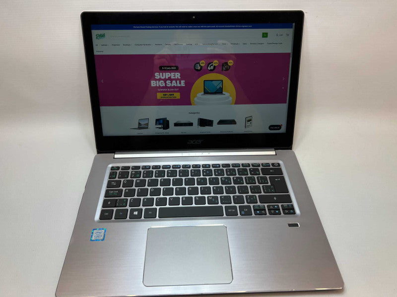 Acer Swift with i5-8250U 8GB RAM & 256GB NVME SSD Storage  -