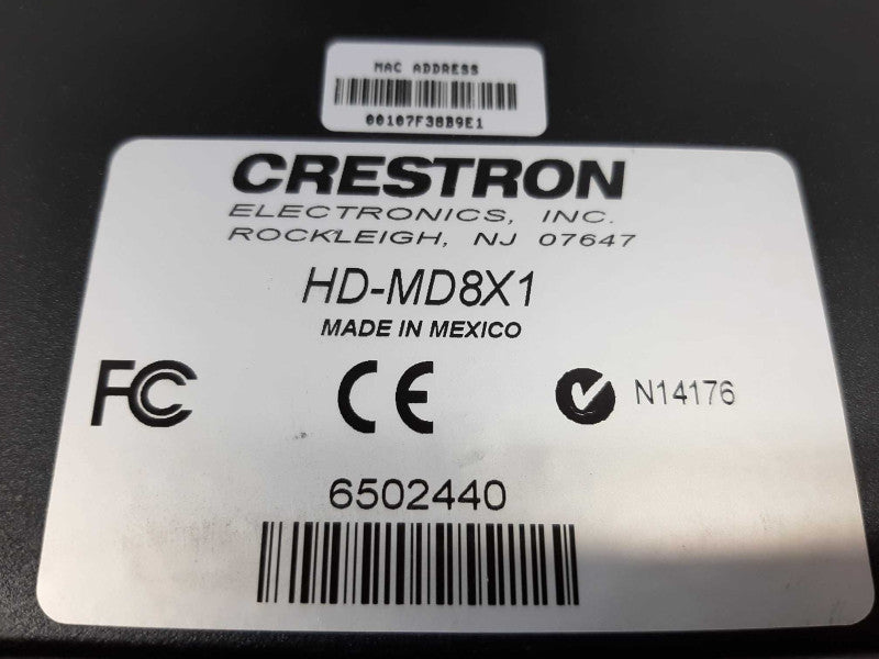 CRESTRON HD-MD8X1 / HDMD8X1 Digital Media Switcher ~