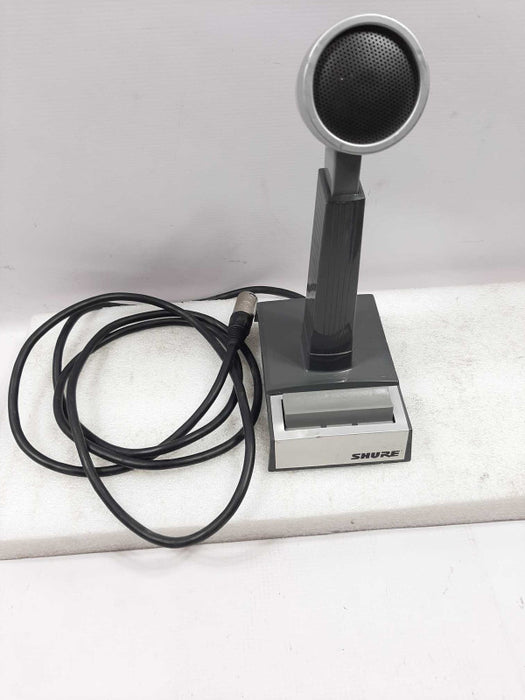 Vintage Shure Model 450 Series II Desktop Microphone Push-To-Talk ~
