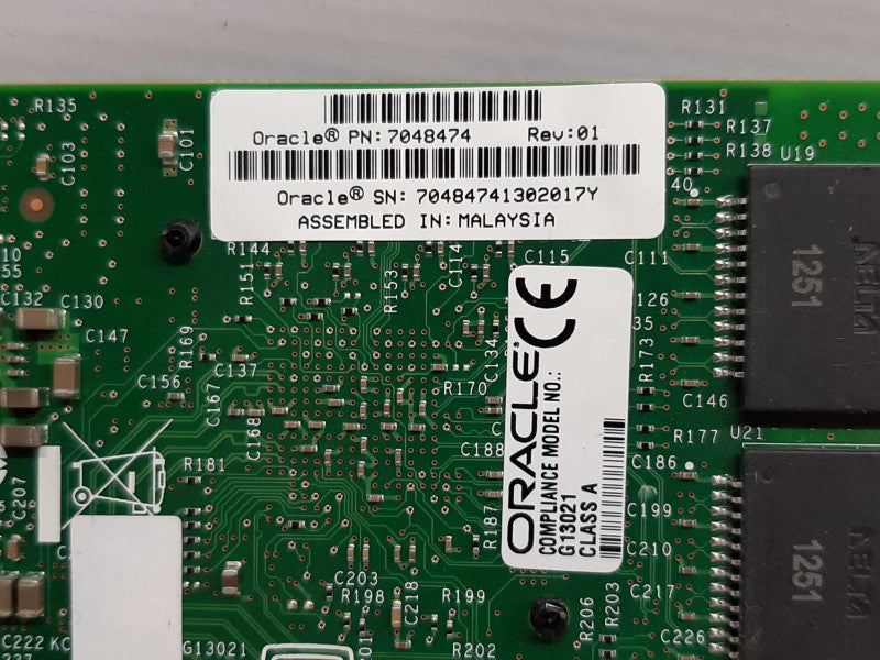 Sun Oracle 7048474 Quad-Port GbE PCI Express 2.0 +