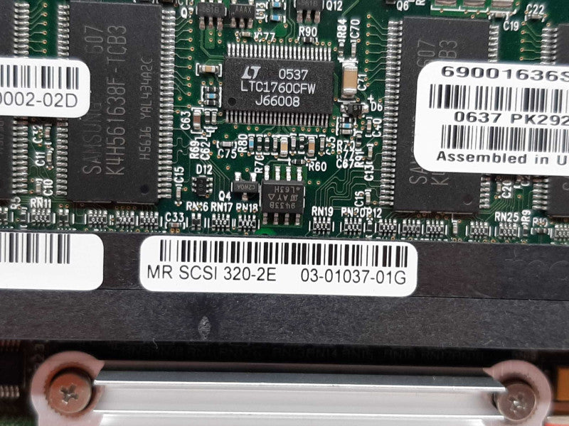Dell MR SCSI 320-2E 03-01037-01G RAID Controller Card +
