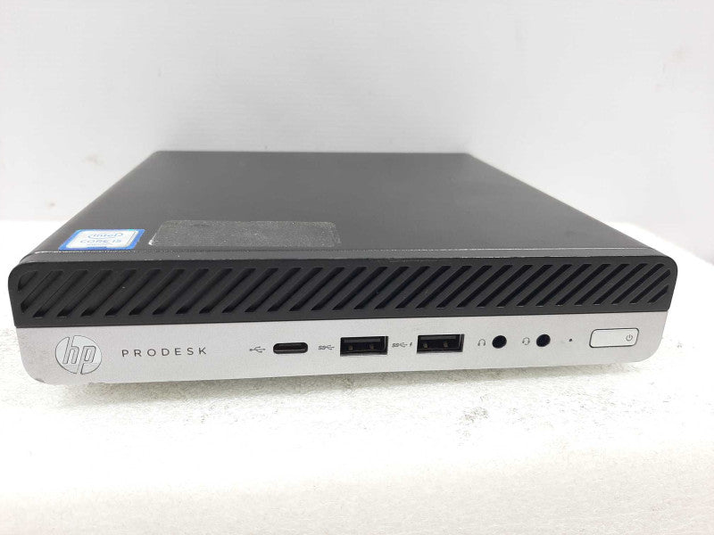 HP ProDesk 600 G3 Mini, Core i5-6500T  2.5GHz/16GB, NO SSDs/AC Adapter ~
