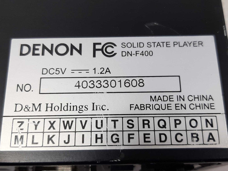 Denon DN-F400 Rackmount Solid State Audio Player ~